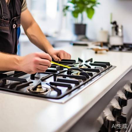 燃气灶安装尺寸需预留