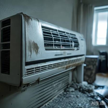 空调故障：通风不当致积灰