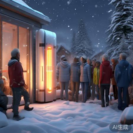 空气能采暖，北方制热佳