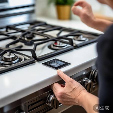 燃气灶点火复杂，电子点火方便