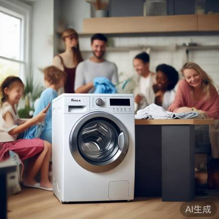 “美菱洗衣机，轻松洗衣时光”