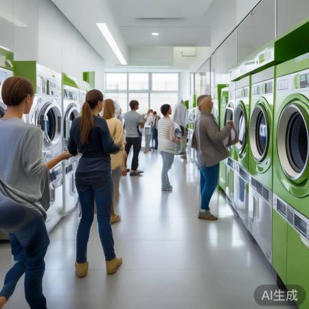共享洗衣机，科技便利生活