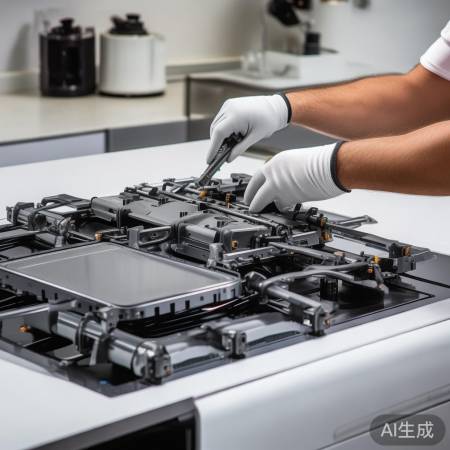 组装集成灶步骤三