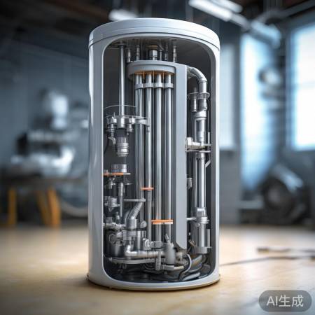 热水器部件多，拆装有序
