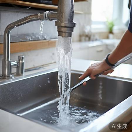 空调排水管堵塞，E4故障排查