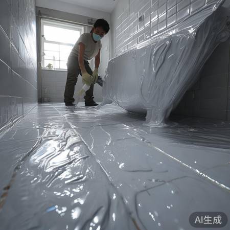“卫生间防水，美观又实用”