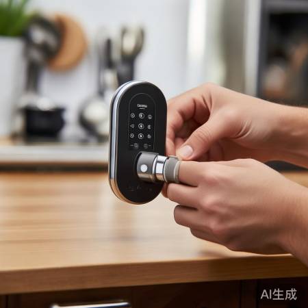 乐开智能锁电池更换教程