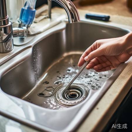 疏通排水管，防堵塞。