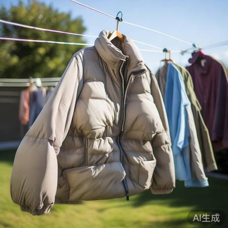 羽绒服晾干再穿