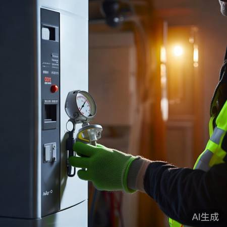 检查水压，关电源再操作