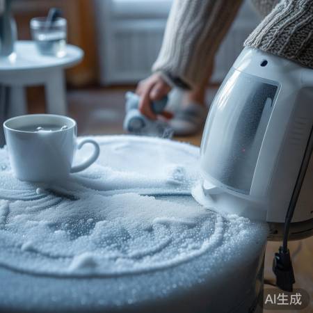 热水器结霜，温水除霜法