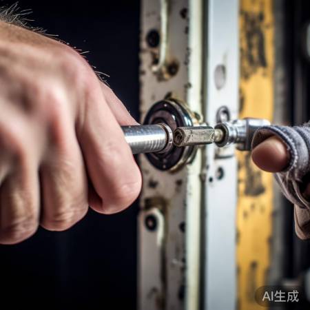 换锁芯小技巧，耐心是关键