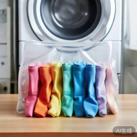 “洗衣袋防变形防染色”