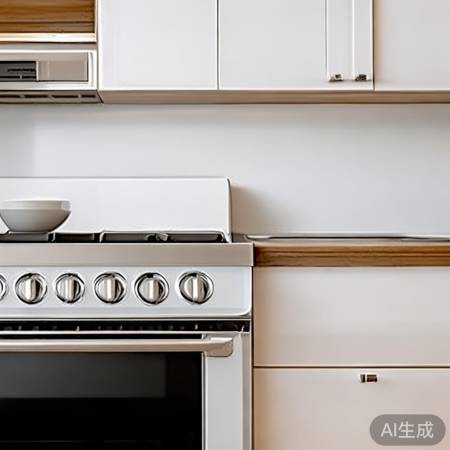 金牌燃气灶,简约美观