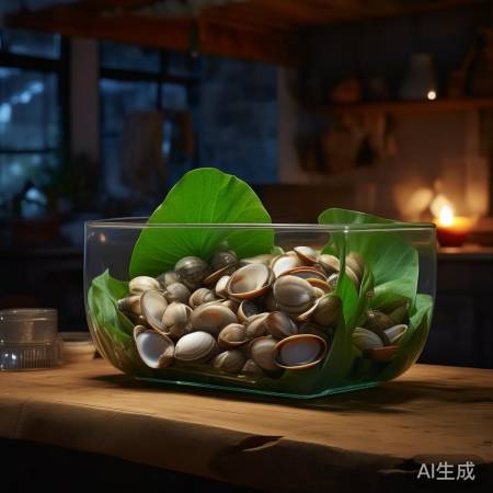 荷叶保鲜延长蛏生