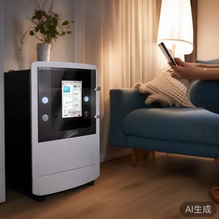 智能生活新选择：床头保险柜手机远程控制，安全便捷一步到位