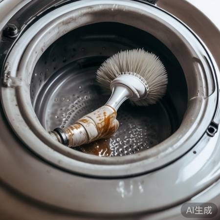 清洁洗衣机内部管道