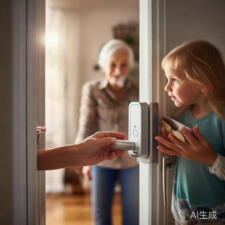 指纹锁快,不怕密码丢