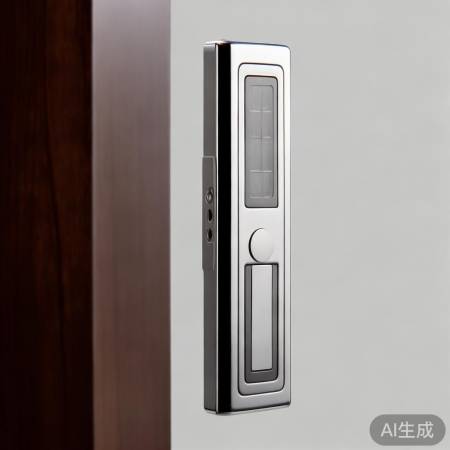 “B品牌指纹锁,铝质感,性价比